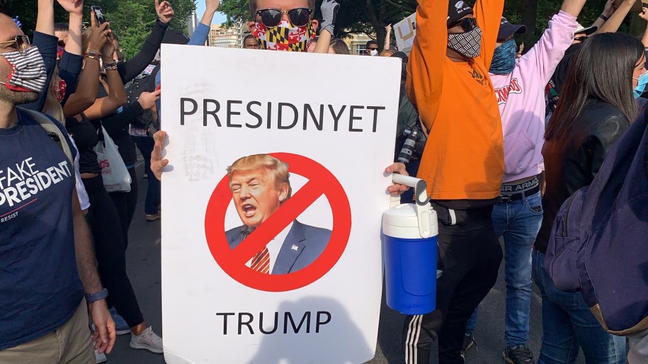 W Waszyngtonie przybywa wulgarnych napisów pod adresem Donalda Trumpa /Paweł Żuchowski /RMF FM