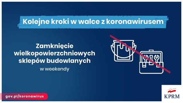 W weekendy zamknięte sklepy budowlane /KPRM /