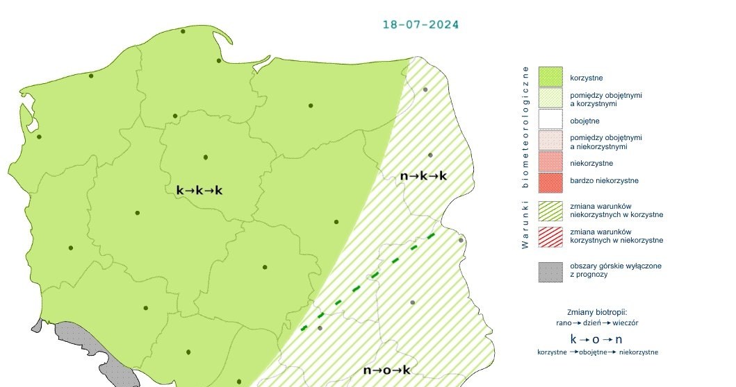 W większości kraju pogoda będzie korzystna. To zasługa wyżu Frederik /IMGW /