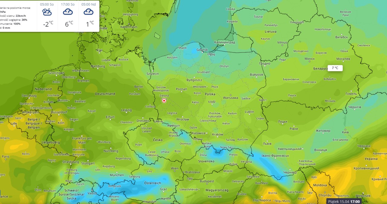 W Wielki Piątek czekają nas temperatury od -3 w Zakopanem do +8 w województwie lubuskim /IMGW-PIB /materiały prasowe