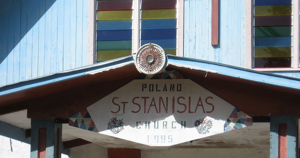 W wiosce Poland na Kiritimati znaleźć można polskie akcenty, takie jak Kościół pod wezwaniem św. Stanisława. /Vladimir Lysenko, CC BY-SA 4.0 DEED /Wikimedia