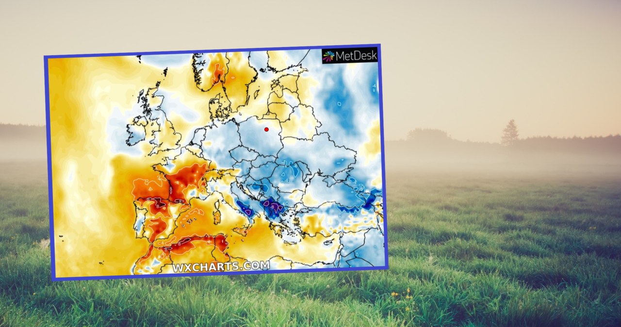 W wtorek do Polski napłynie chłodne powietrze. Dzięki wyżowi Verena będzoie przeważnie słoneczne, jednak temperatury nie przekroczą 13 st. C /miloszg/123rf/WXCHARTS /