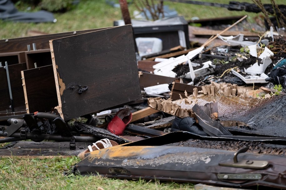 W wybuchu butli poszkodowane zostały cztery osoby /Hanna Bardo /PAP