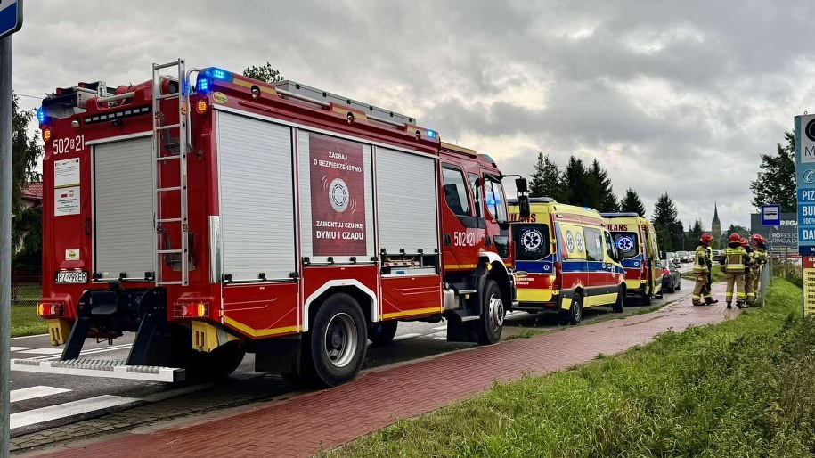 W wyniku wypadku zginęły dwie osoby /Fot. Krzysztof Radoń/Akena24 - Mielec i okolice /