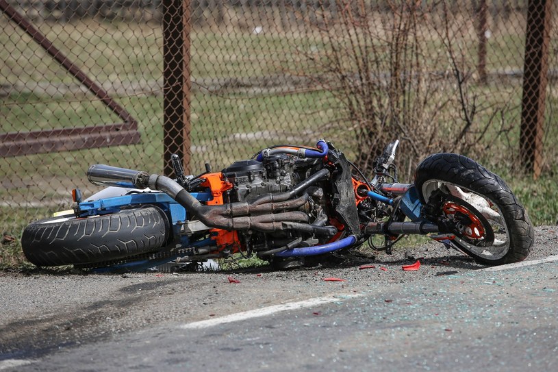 W wypadkach zginęło trzech motocyklistów /Michał Adamowski /Reporter