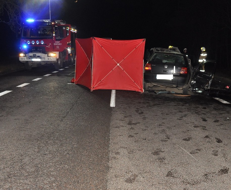 W wypadku na drodze krajowej nr 2 zginęła 26-latka kierująca volkswagenem /KWP Lublin /