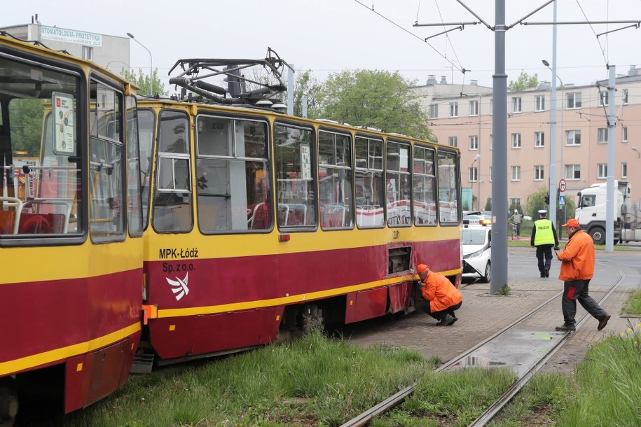 W wypadku w Łodzi rannych zostało pięć osób /Roman Zawistowski /PAP