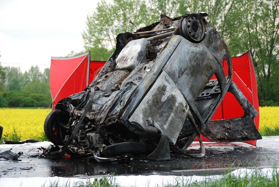 W wypadku zginęła jedna osoba /oswiecim112.pl /Gorąca Linia RMF FM