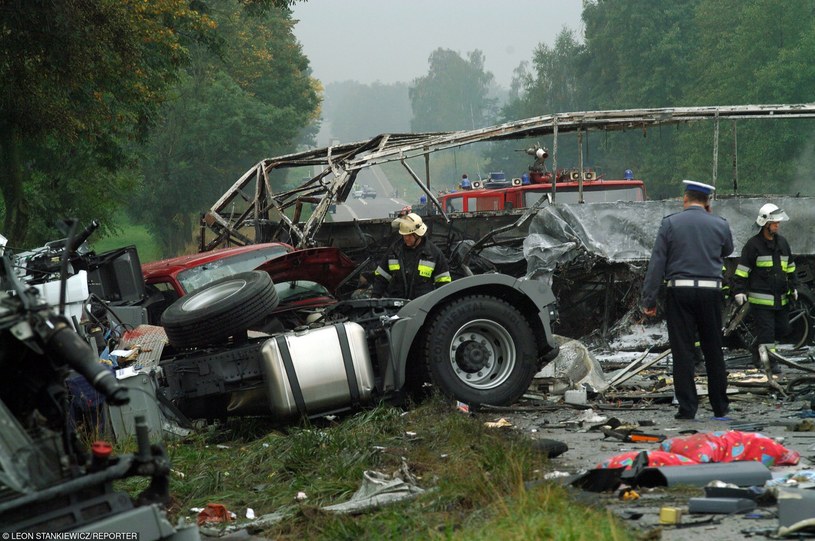 W wypadku zginęło 13 osób /Leon Stankiewicz /Reporter