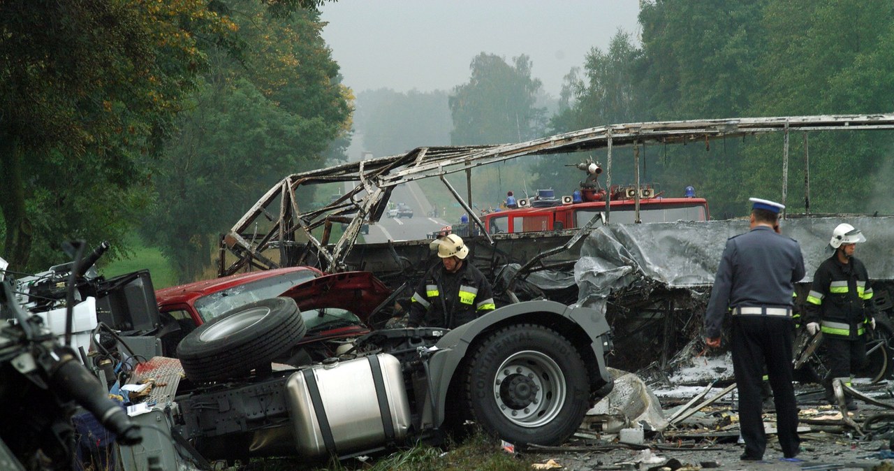 W wypadku zginęło 13 osób /Leon Stankiewicz /Reporter