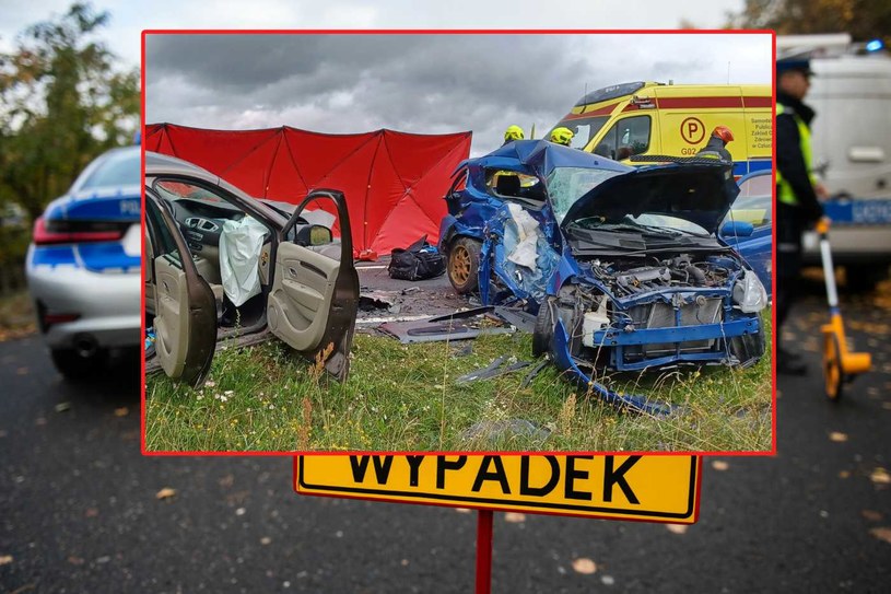 W wypadku zginęły 2 osoby, a 3 zostały ranne /fot. Łukasz Gdak/East News, facebook.com/KPPSPczluchow/ /