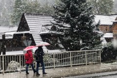 W Zakopanem spadł pierwszy śnieg [ZDJĘCIA] 