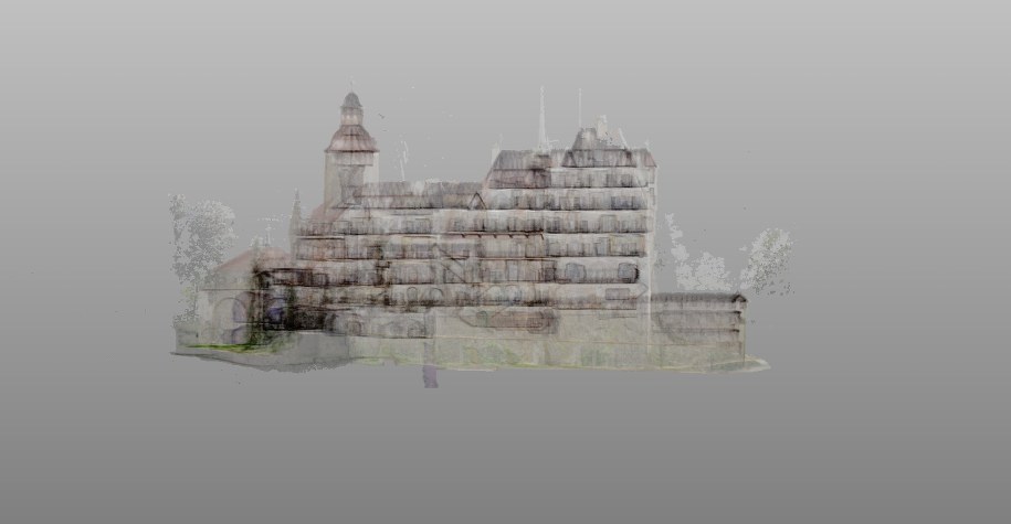 W Zamku Czocha zaprezentowano wyniki skaningu laserowego i fotogrametrii średniowiecznego obiektu /Materiały prasowe