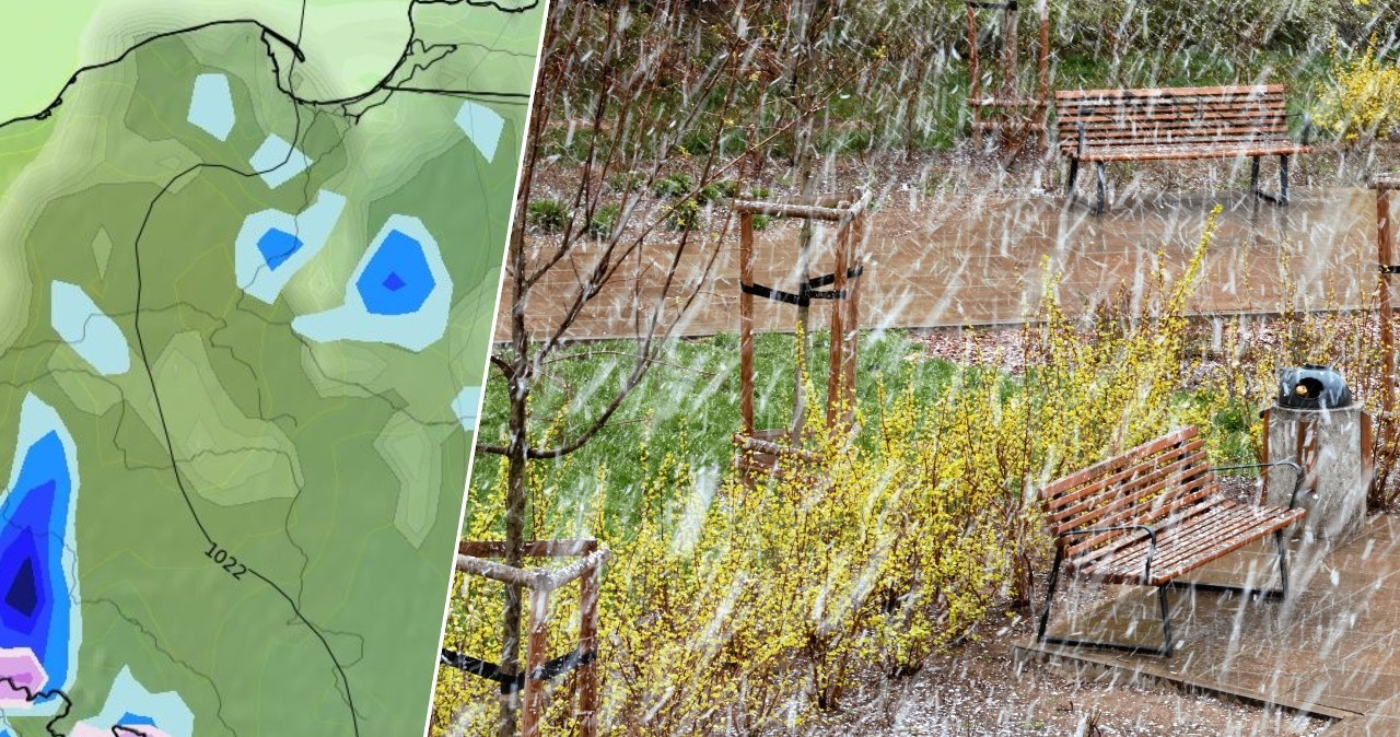 W zdecydowanej większości kraju będzie padać deszcz i deszcz ze śniegiem. Będzie chłodno, a lokalnie na terenach podgórskich lokalnie nawet mroźnie w ciągu dnia /Sławomir Kamiński/Agencja Wyborcza.pl/WXCHARTS /