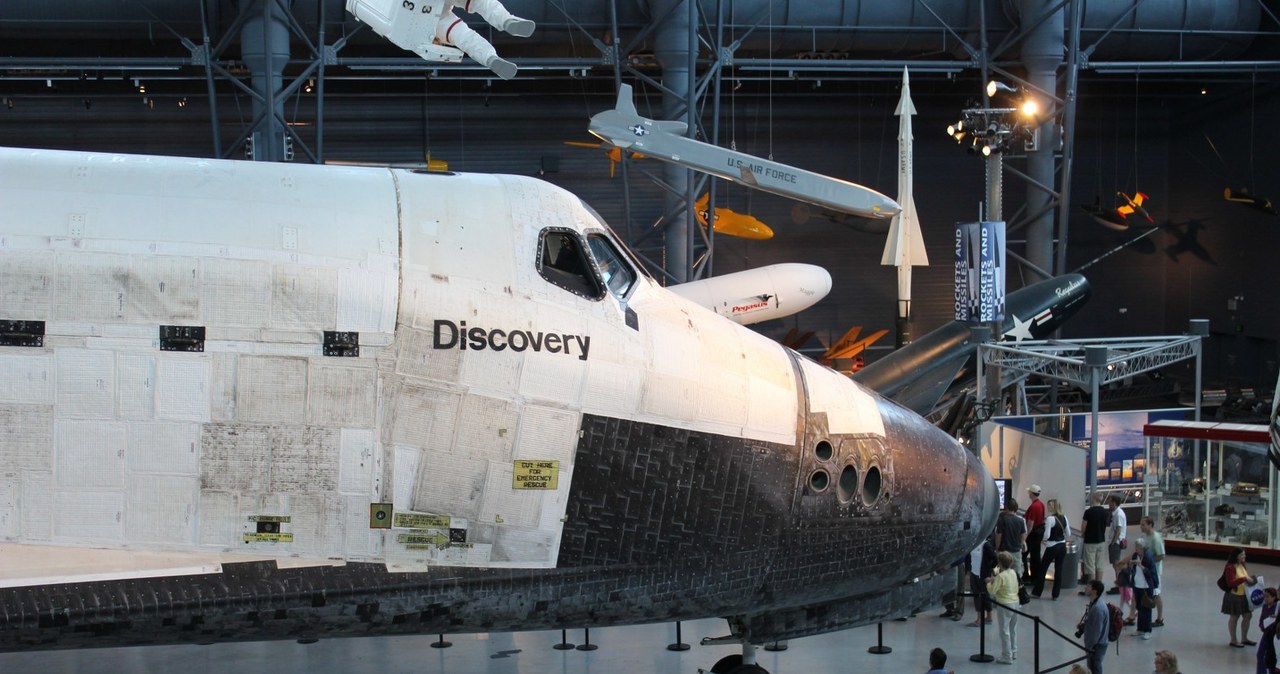 Wahadłowiec w Muzeum Lotnictwa i Przestrzeni Kosmicznej w Waszyngtonie