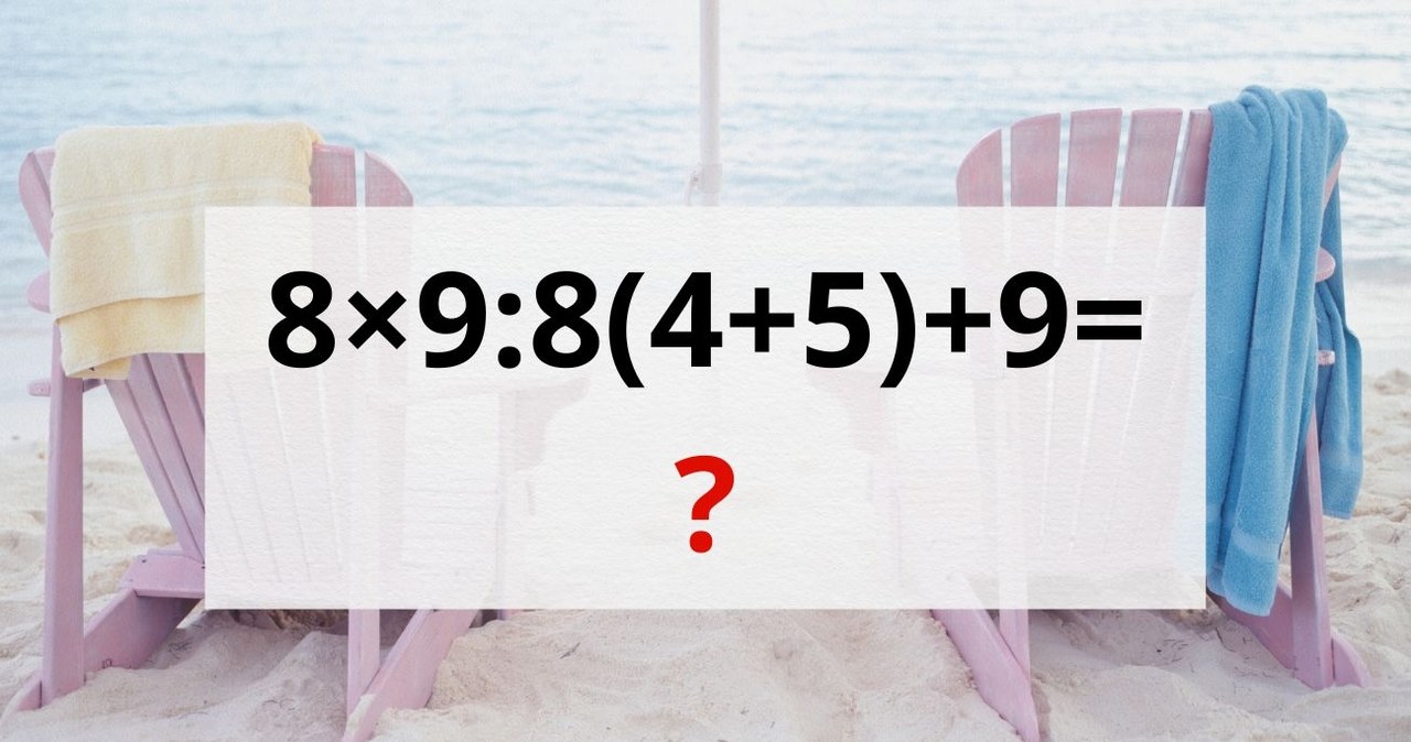 Wakacyjna zagadka matematyczna. Umili ci wolny czas /Canva Pro