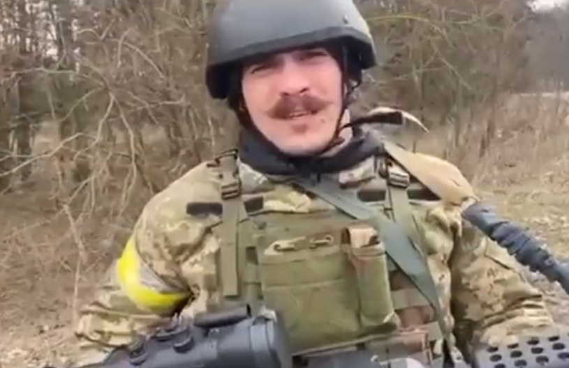 Walczymy za wolną Ukrainę, ale także za wolną Białoruś! Białoruski dowódca nie boi się Łukaszenki /YouTube