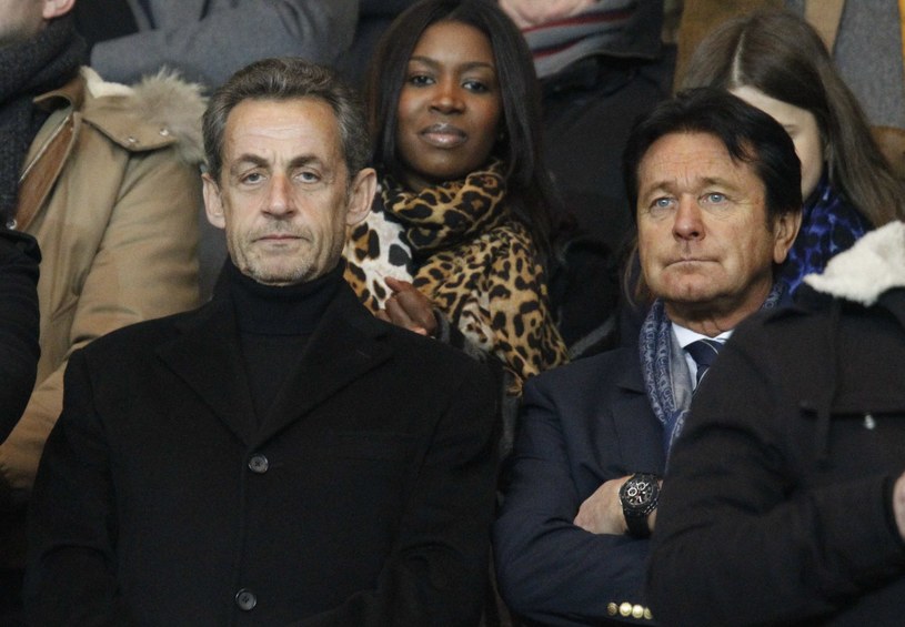 Waldemar Kita (z prawej) w towarzystwie byłego prezydenta Nicolasa Sarkozy'ego na stadionie w Paryżu /Getty Images