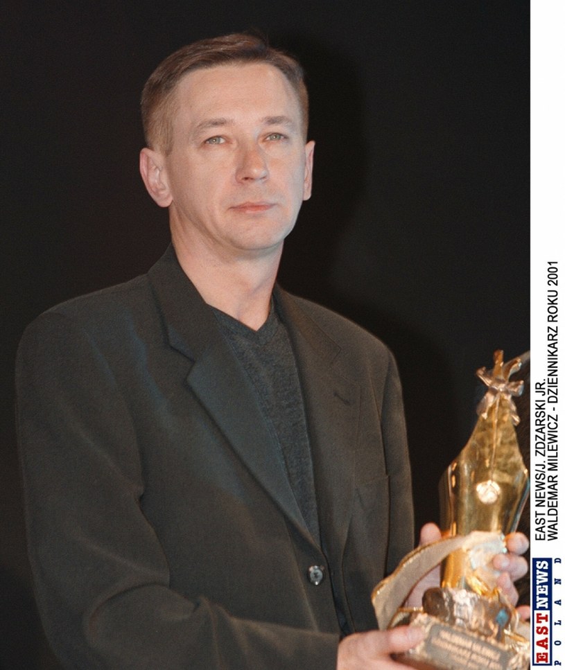 Waldemar Milewicz, Dziennikarz Roku 2001 /J. ZDZARSKI JR/East News /East News