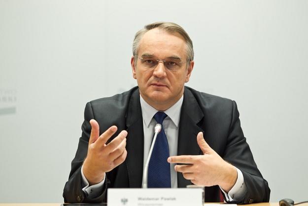 Waldemar Pawlak, minister gospodarki. Fot. Jacek Waszkiewicz /Reporter