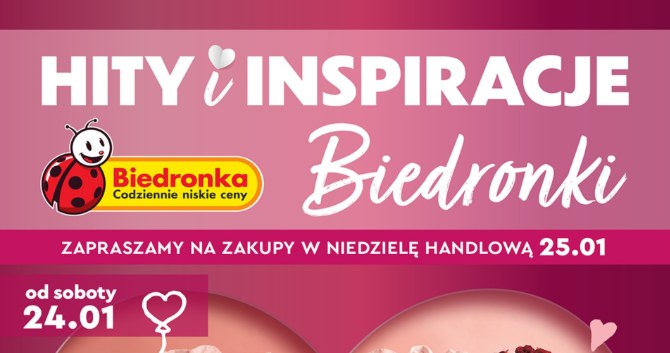 Walentynkowa oferta Biedronki rusza w sobotę - 24.01 /Biedronka /INTERIA.PL
