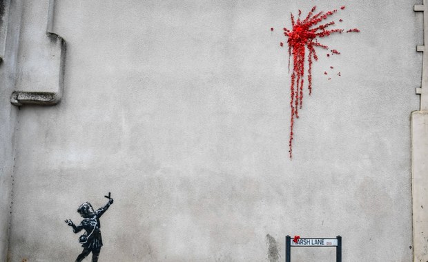 ​Walentynkowy mural Banksy’ego zniszczony po dwóch dniach
