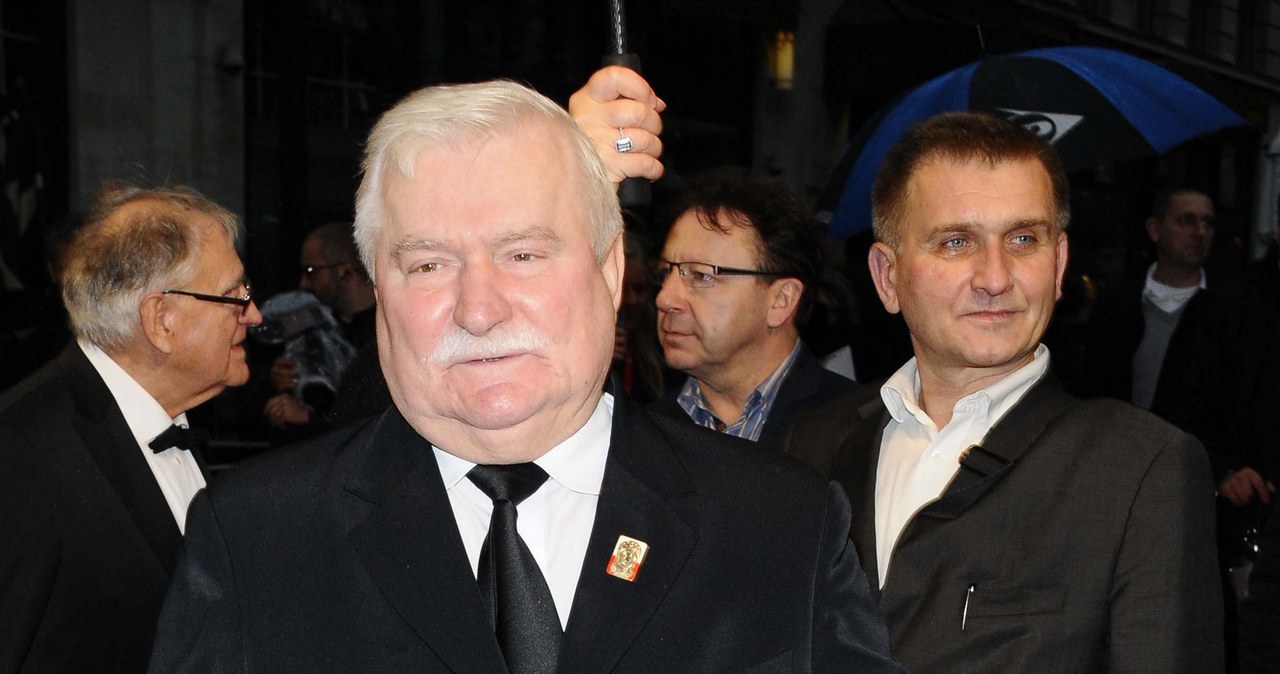 Wałęsa na londyńskiej premierze /- /Agencja FORUM