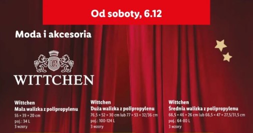 Walizki Wittchen w Lidlu od 6 grudnia /Lidl /INTERIA.PL