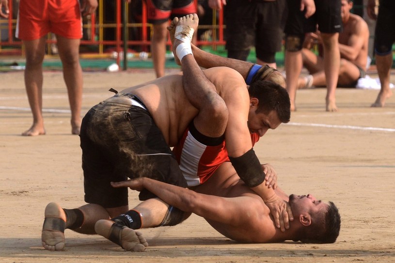 Walka w czasie meczu kabaddi /AFP