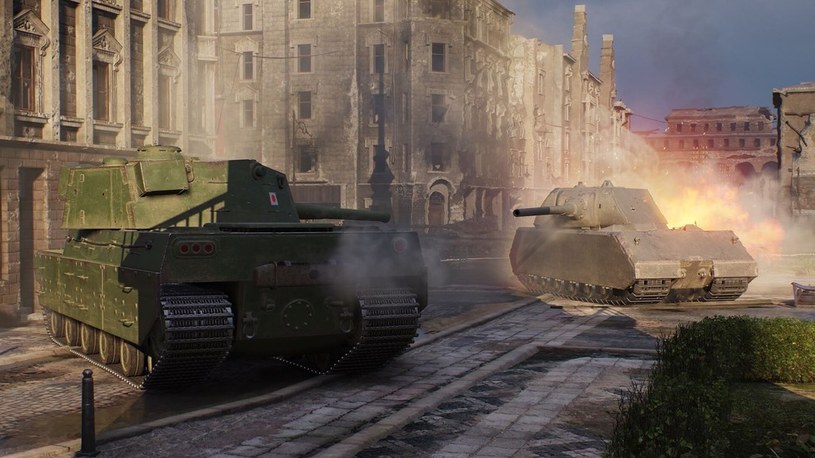 Walka w mieście gry Click.pl World of Tanks /Click.pl