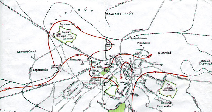 Walki o Lwów w lipcu 1944 r. (ze zbiorów Światowego Związku Żołnierzy Armii Krajowej Obszar Lwów) /IPN