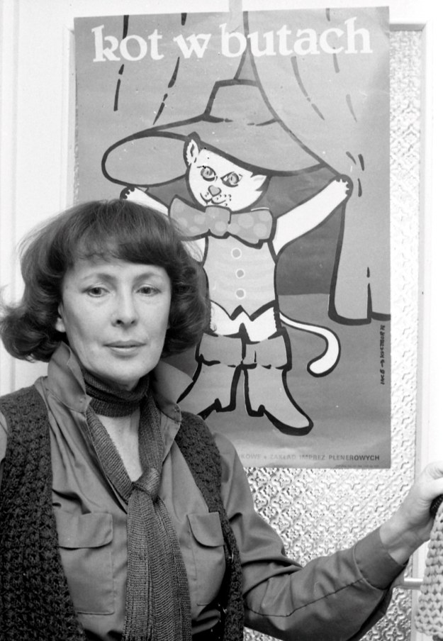 Wanda Chotomska na zdjęciu archiwalnym z lutego 1980 roku. /Marian Sokołowski    /PAP
