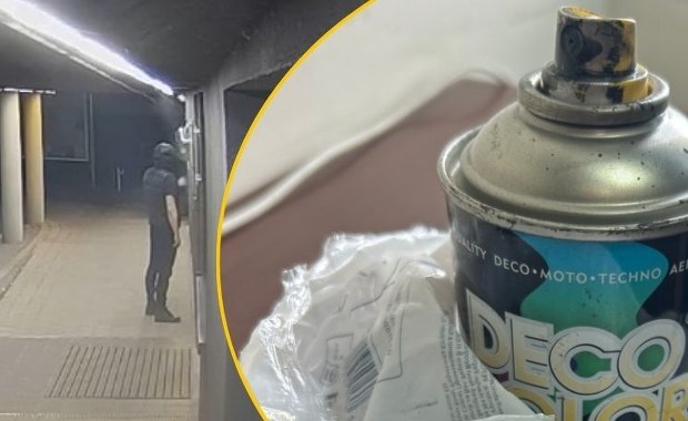 Wandal wpadł. Policja szuka jego wspólników