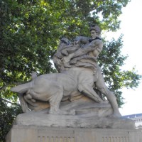 Wandale zniszczyli ogon wrocławskiego lwa 