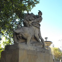 Wandale zniszczyli ogon wrocławskiego lwa 