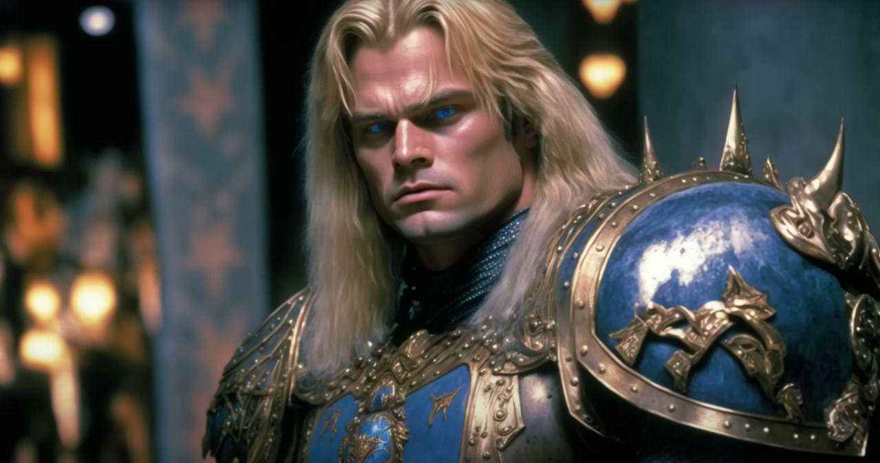 Warcraft III na sterydach? Tak AI widzi kultową grę w formie filmu z lat 80. /materiały źródłowe