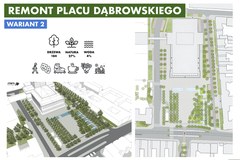 Warianty Placu Dąbrowskiego