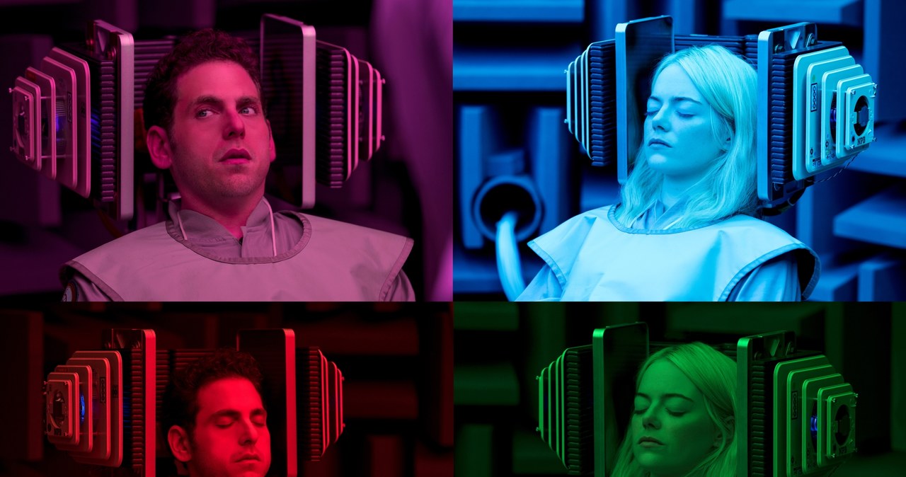 "Wariat": Jonah Hill, Emma Stone /Michele K Short/Netflix /materiały prasowe