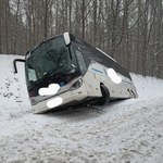 Warmińsko-mazurskie: Wypadek za wypadkiem, na trasach śnieg i lód 