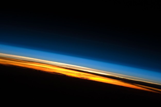 Warstwy atmosfery widoczne z Międzynarodowej Stacji Kosmicznej /NASA /Materiały prasowe