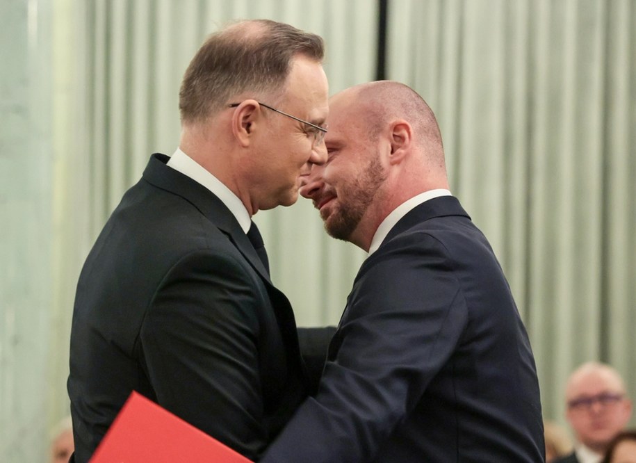 Warszawa, 03.02.2025. Jacek Siewiera - wtedy minister w Kancelarii Prezydenta - żegna się z fukcją szefa Biura Bezpieczenstwa Narodowego /Anita Walczewska/East News /East News