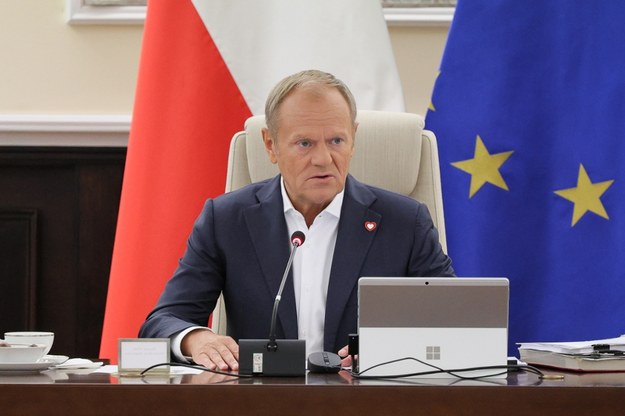 Warszawa, 24 września. Premier Donald Tusk podczas posiedzenia rządu w KPRM /Paweł Supernak /PAP