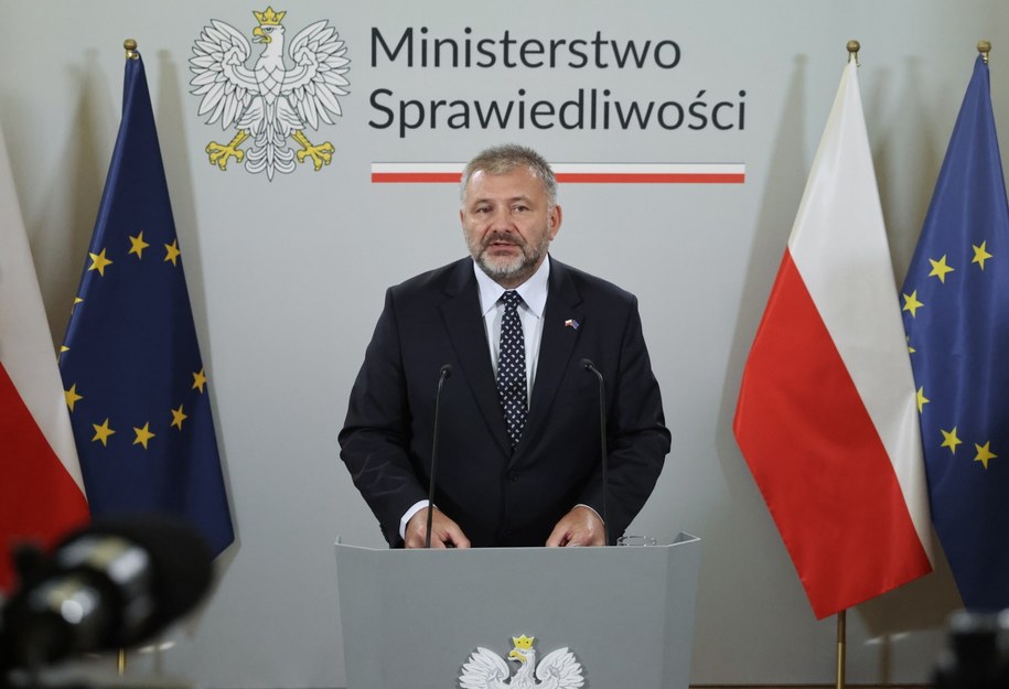 Warszawa, 31.07.2025. Nowy minister sprawiedliwości Waldemar Żurek na swojej pierwszej konferencji prasowej w Ministerstwie Sprawiedliwości /PAP/Albert Zawada /PAP