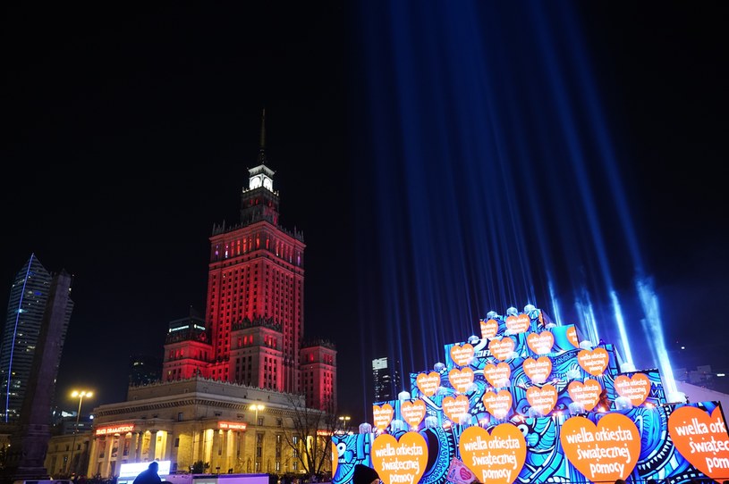 Warszawa a WOŚP. "Światełko do Nieba" inne niż zwykle /Mateusz Wlodarczyk /Agencja FORUM