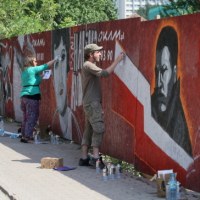 Warszawa: Graffiti na cześć powstańców