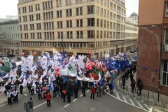 Warszawa: Manifestacja w ramach europejskiego dnia protestu