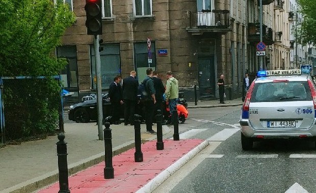 Warszawa: Niebezpieczna sytuacja związana z przejazdem kolumny SOP