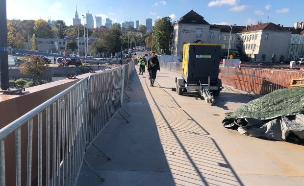 Warszawa: Nowa kładka połączyła dwa brzegi Wisły