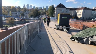 Warszawa: Nowa kładka połączyła dwa brzegi Wisły