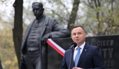 Warszawa: Odsłonięcie pomnika Wojciecha Korfantego